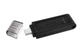 Флеш-накопитель Kingston DataTraveler 70 64GB USB Type-C чорний - зображення 3