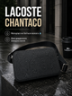Сумка Lacoste Chantaco черная через плечо мужской кросс-боди из экокожи - изображение 4