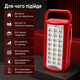 Фонарь Almina 2606L 24 LED аккумуляторный 3000 mAh с Power Bank, ручкой, креплением на стену и 3 режимами, переносной светильник для дома и кемпинга - изображение 4