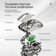 Беспроводная Игровая (2.4G, Bluetooth) SMAILWOLF RS8 Серая Мышь с подсветкой и аккумулятором - изображение 7