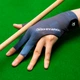 Перчатка для бильярда BauTech левая с тремя открытыми пальцами 18.5 см Серый (1016-485-00) - изображение 4