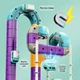 Магнитная магистраль конструктор Magnetic Track GO с левитационным поездом и мостом качелей 126 деталей - изображение 2