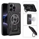 Чохол (накладка) Apple iPhone 17 Pro Max, Armor Rotating Magnetic, MagSafe, Чорний - 690784 - зображення 2