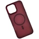 Чехол (накладка) Apple iPhone 16 Pro Max, Color Matte, MagSafe, Burgundy, Бордовый - 712763 - изображение 1