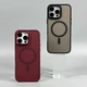 Чехол (накладка) Apple iPhone 16 Pro Max, Color Matte, MagSafe, Burgundy, Бордовый - 712763 - изображение 4