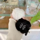 Чехол (накладка) Apple AirPods Pro 2, Pearl Bow Plush, Черный - 688036 - изображение 6