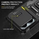 Чохол (накладка) Xiaomi Poco C85 / Redmi 15C, Epik Camshield Army Ring, Чорний - 702487 - зображення 2