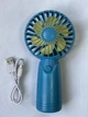 Акумуляторний міні вентилятор ручний Cute Electric Fan AP 223 синій - зображення 2