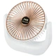 Потужний акумуляторний настільний вентилятор USB Fan Portable F138 з нахилом - зображення 1