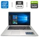 Ноутбук Asus X750L / 17.3" (1600x900) TN / Intel Core i7-4500U (2 (4) ядра по 1.8 - 3.0 GHz) / 8 GB DDR3 / 256 GB SSD / nVidia GeForce 840M, 2 GB GDDR3, 64-bit / WebCam / DVD-ROM б/в - зображення 1