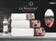 Подарочный набор полотенец La Maison 3 шт Etel Белый (30х50, 50х90, 70х140) + аромат - изображение 6