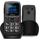 Мобільний телефон бабушкофон Artfone C1+ 4G LTE Black з док-станцією для зарядки - зображення 1