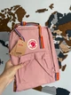 Рюкзак жіночий Fjallraven kanken канкен для дівчат міський 16 л пудровий - зображення 4