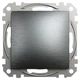 1-клавішний вимикач Schneider Electric Sedna Elements матовий титан (SDD172101U) - зображення 1