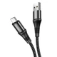 Кабель USB/micro-USB 1 м HOCO X50 Excellent 2.4 А чорний - изображение 3