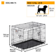 Вольєр для собак Ferplast Dog-Inn 75 чорний 77,4x48,5x54,6 см 73193017 - зображення 2
