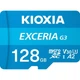Карта памяти Kioxia microSDXC Exceria G3 128GB Class 10 UHS-I U3 V30 + SD Adapter (LMEX3L128GG2) [163980] - изображение 2