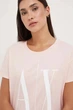 Стильна жіноча футболка Armani exchange 2XL Світло-рожева (WCF0000497) - зображення 2