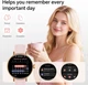 Женские смарт-часы 1.27" HD Pink - звонки, здоровье, спорт 110+, IP68, 2 ремешка, стильный дизайн - изображение 3