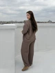 Жіночий костюм на блискавці (кофта з рукавом 3/4+штани) Uaclothes 58 Капучино (like38213-186451373) - изображение 7