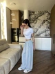 Жiночi штани широкi сiрого кольору 38220 One Size - зображення 3