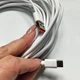 USB – Type-C кабель 9.8 м 0.7 ампер белый – длинный шнур для зарядки питания - изображение 5