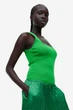 Топ H&M салатовий YCDJL202 XS - зображення 4