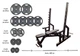 Лава Black Rock + Стійки Black Rock + Металева штанга RN-Sport Quatro 105 кг (RNS_Ch105BRS) - изображение 2