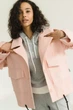 Укорочене пальто 2141,5629 Seventeen Рожевий L/XL (2141.5629) - зображення 1