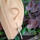 Серьги Xuping Jewelry длина 3см медицинское золото позолота 18К с1682 - изображение 3
