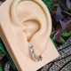 Сережки Xuping Jewelry довжина 1.9см ширина 4мм медичне золото позолота 18К с1689 - зображення 2