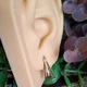 Сережки Xuping Jewelry довжина 1.9см ширина 9мм медичне золото позолота 18К с1685 - зображення 3