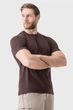 Футболка Avecs коричнева з бавовни 30492/42 2XL - изображение 4