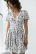 Літня шифонова сукня з квітковим візерунком FashionYouWant S білий 43450199 - зображення 1