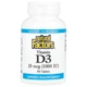 Вітамін Д3 (Vitamin D3) 1000 ME 90 таблеток (NFS-01050) - изображение 1