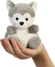 М'яка іграшка Aurora Palm Pals Husky 13 см 33562 (5034566334748) - зображення 4