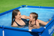 Бассейн каркасный Bestway 56401 прямоугольный 221×150×43 см 1200 л с ремкомплектом - изображение 4