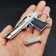 Металлический брелок-пистолет MiniEagle, серебристый - изображение 3