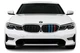 Ноздри M-Look V2 (2018-2022, M-Color с хромированной окантовкой) для BMW 3 серия G20/G21 2018- гг - изображение 2