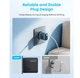Зарядний пристрій Anker A121-CG11 GAN Charger 70W, 3xUSB-C, 1xUSB-A, Black - зображення 3