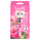 Станок для бритья (бритва) Gillette Venus Pro ComfortGlide Tropical 5 лезвий (1 ручка + 1 сменный картридж + настенное крепление) - изображение 1
