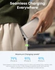 Ультратонкий магнитный внешний аккумулятор Anker Nano Air 2 5000 мАч для iPhone, вес 118 г, с MagSafe - изображение 3