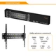Настенное крепление для телевизора Brateck KL36-46T 37"-86" - изображение 11