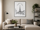 Декоративний постер “Voyage à Paris” Ейфелева вежа 50×70 см - зображення 2