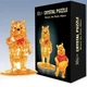 Объемный 3D Crystal Puzzle «Винни-Пух» (Winnie the Pooh), кристальный 3D пазл-головоломка 42 детали 9037 - изображение 1