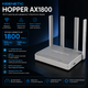 Роутер Keenetic Hopper AX1800 Wi-Fi 6 - Mesh, 574+1201 Mbps, 4×Gigabit, USB 3.0, защита сети - изображение 1
