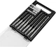 Набор сверл Graphite по бетону SDS Plus 5/6/8/10 х 110 мм + 5/6/8/10 х 160 мм 8 шт в кейсе (56T168) - изображение 6