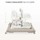 Chodzik dzieciecy Toyz by Caretero Canto 4 w 1 Szary (5903076322135) - obraz 8