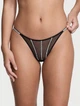 Комплект білизни Victoria’s Secret Sheer Shine Unlined Low-Cut Demi Bra Чорний 34DD-M - изображение 5
