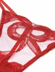 Комплект білизни Victoria’s Secret Wicked Tied-with-a-Bow Embroidery Unlined Balconette Bra Червоний 34B-S - изображение 8